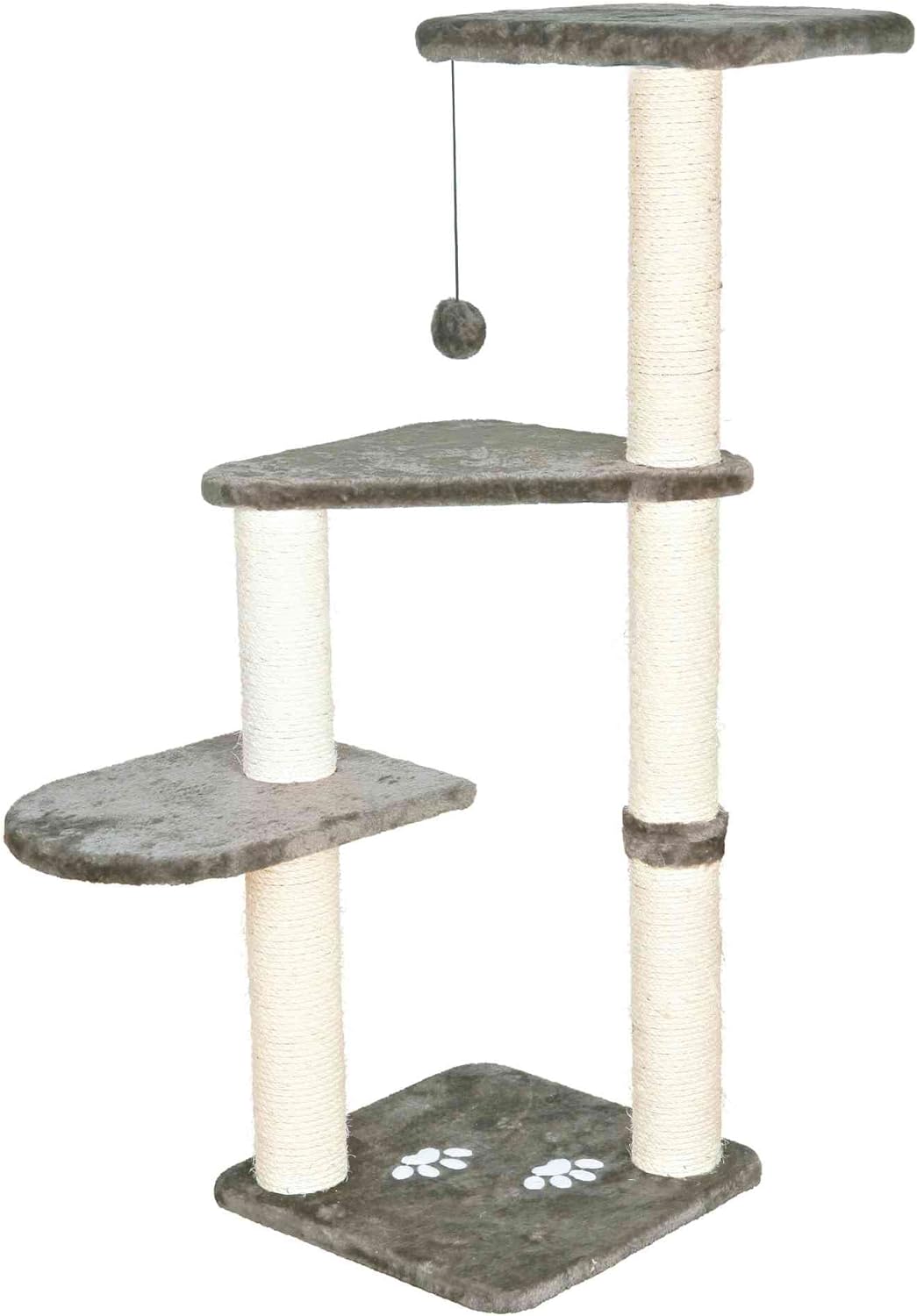 TRIXIE Altea Cat Tree, Tall Scratching Posts, 3 Elevated