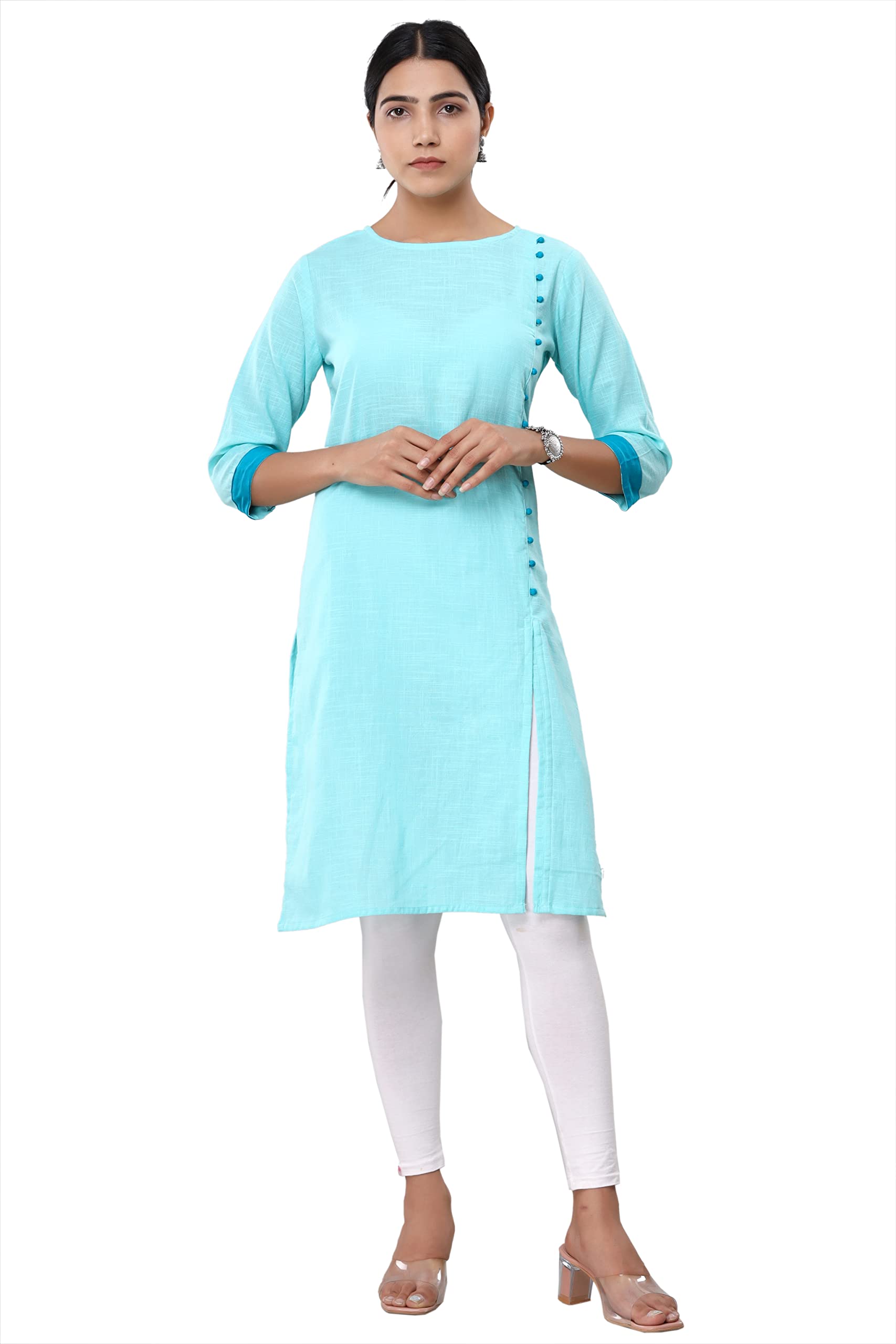 Vihaan Impex Aqua Blue Cotton Printed Dress For Party Indian | Desertcart BAHRAIN Vihaan Impex Aqua Blue Cotton Printed Dress For Party Indian | Desertcart BAHRAIN