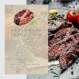 BÜFFEL BILL Rib-Eye Steak Gentlemen's Cut (4cm) - 2x380g | Zartes hochwertiges Wasserbüffelfleisch aus dem Hochrücken I Geprägt von Wildkräuteraroma