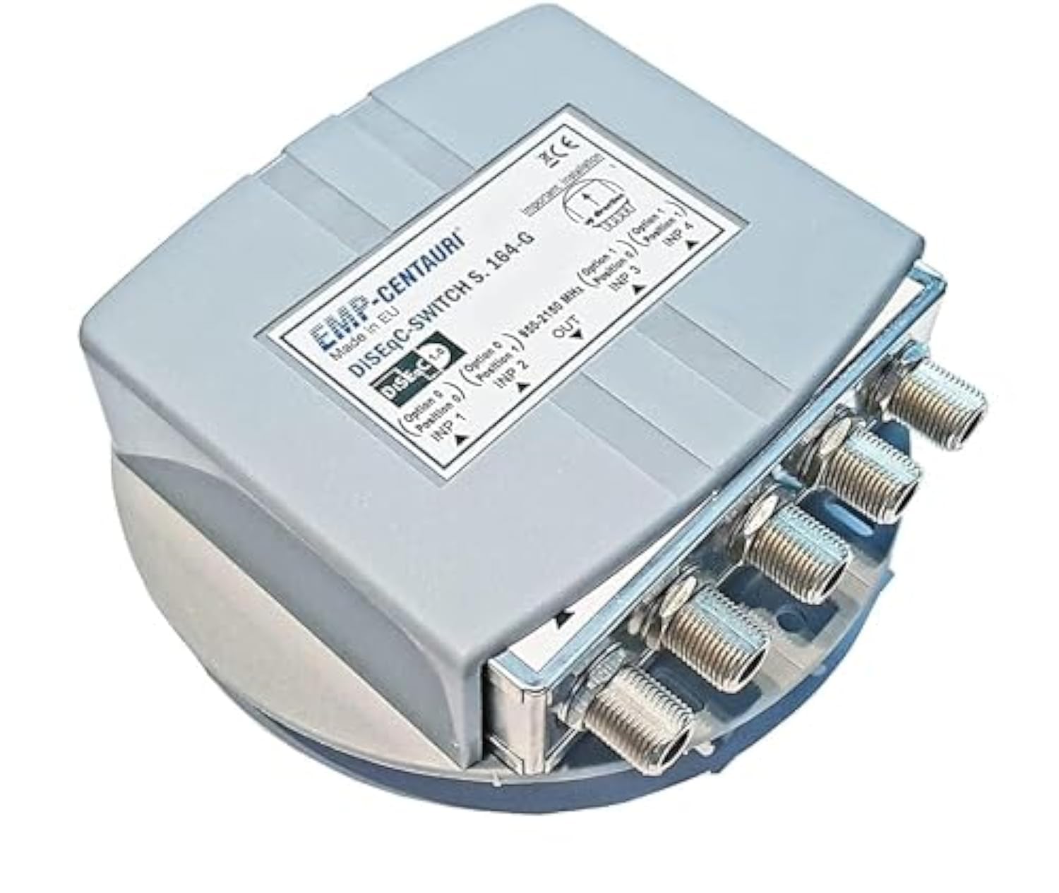 EMP-Centauri DiSEqC 2.0 Switch S 164-G 4in/1out up to 4 satellite