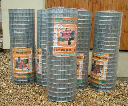 Meoww Mania DOG MESH FENCING 40inch HIGH WITH 2inch X 2inch HOLES 14GAUGE 25MT
