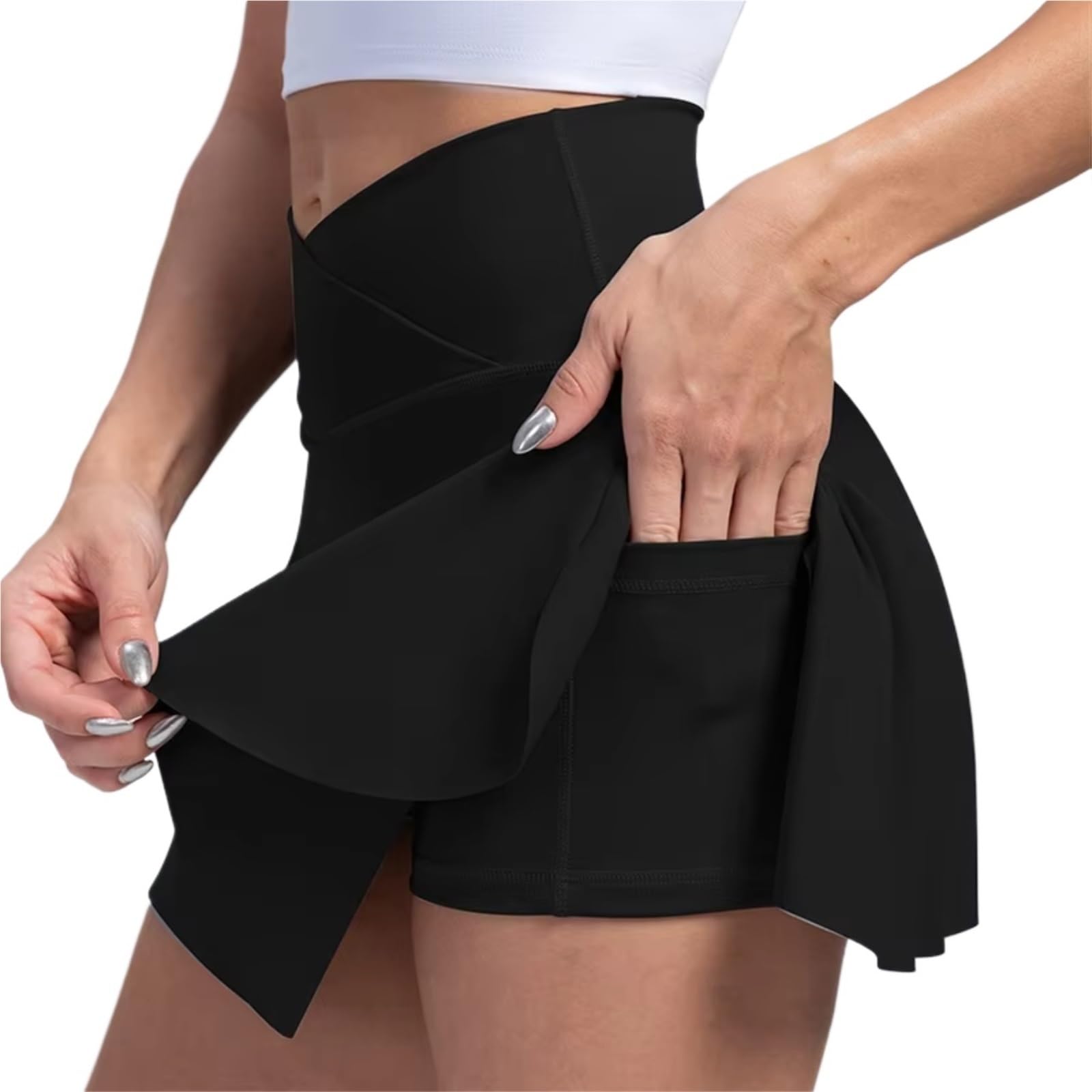 Falda pantalón de Tenis Nailon y Spandex