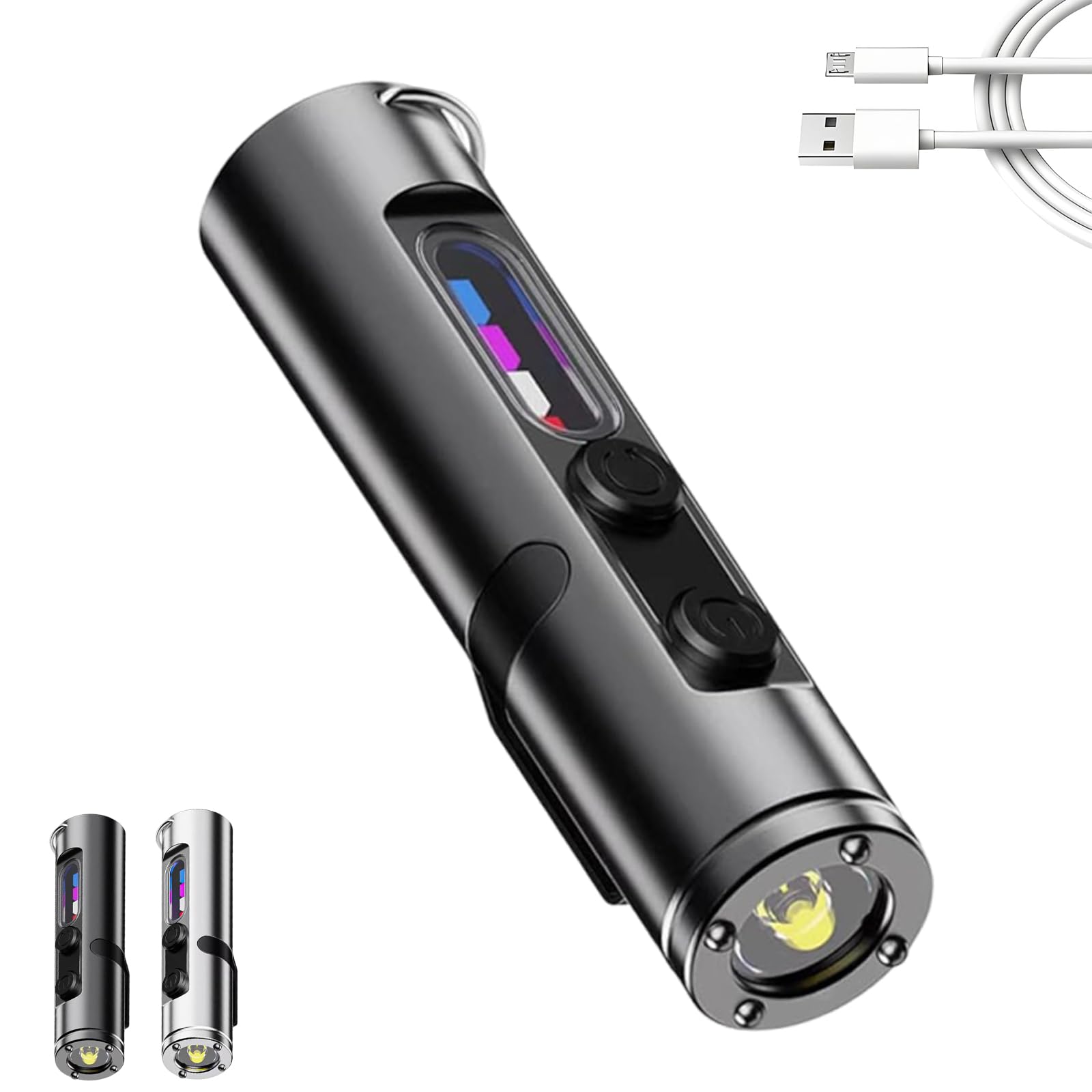 taclite mini  the ultimate everyday micro tool taclite mini rechargeable led magnetic super bright tactical flashlight high lumens with hat clip waterproof 3 brightnes friend men gifts