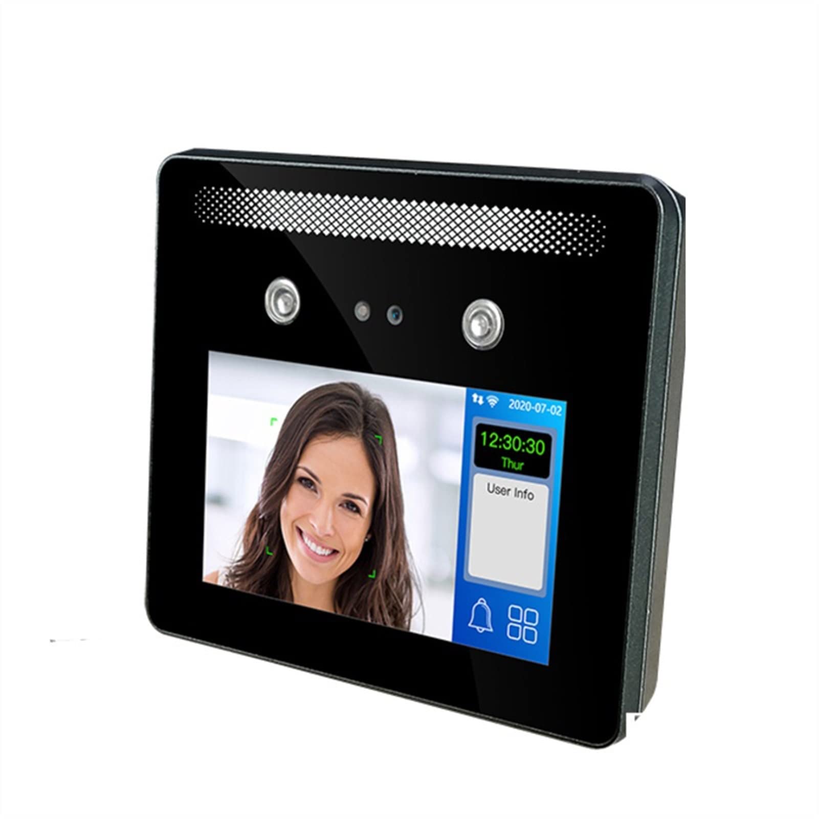 Macchina per le presenze Software gratuito 3D Dynamic Face Toight Time Frequenza e controllo di accesso Sunshine Face Access Control Facoltativo WIFI Forniture per ufficio