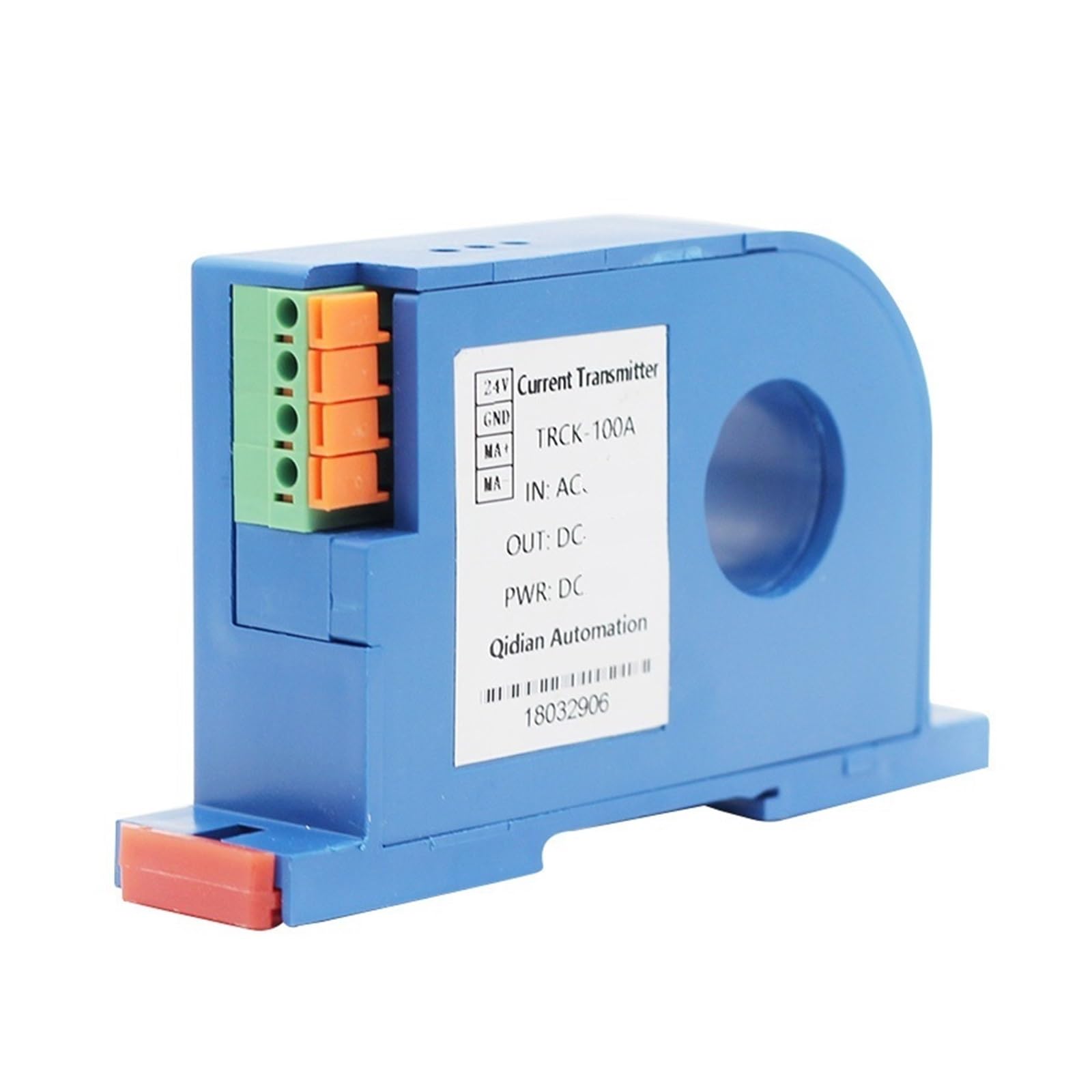 MXXDMOPD Aperture 22mm AC DC Current Ampere Sensor Transmitter 10A 20A 30A 50A 1000A Input 0-20mA 4-20mA Output Converter Hall(DC 0-500A-DC 4-20MA OUTPUT)