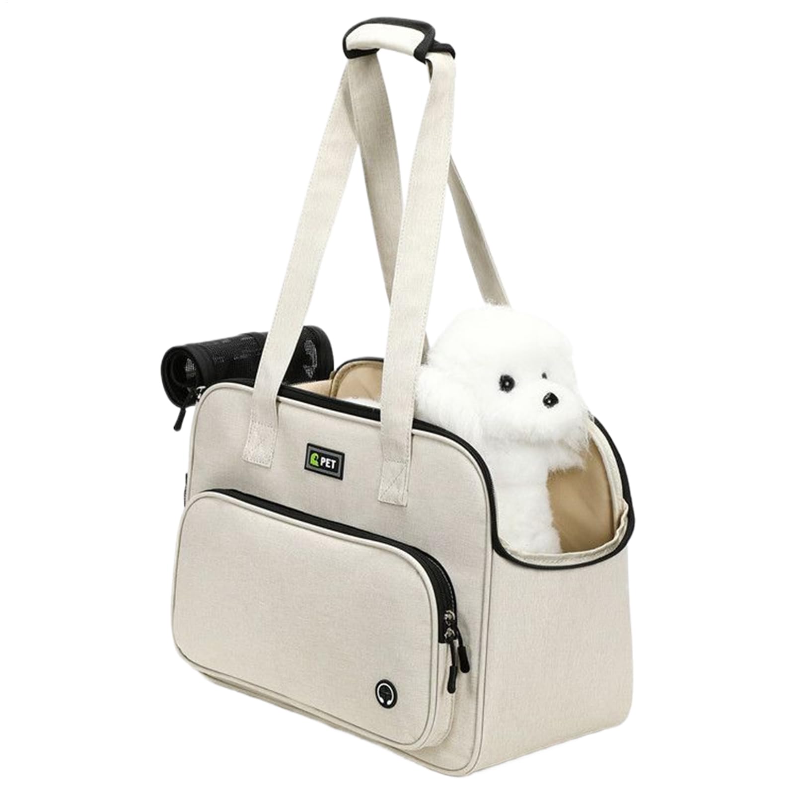 Bolsa de transporte para perros - Bolsa de transporte suave con grandes compartimentos - Cómoda bolsa de transporte para perros pequeños | Para compras diarias, paseos, parque, excursiones, viajes