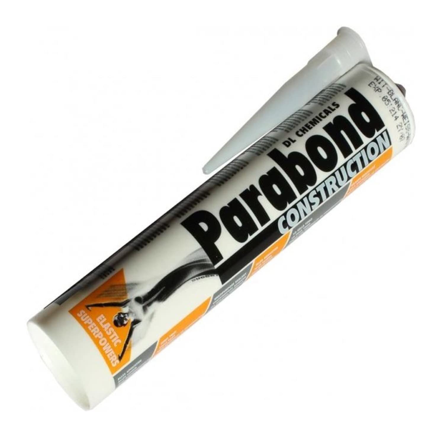 DL CHEMICALS Sellador híbrido Parabond Construcción SNJF 25 unidades – Cartucho de 290 ml – Blanco – 40008000