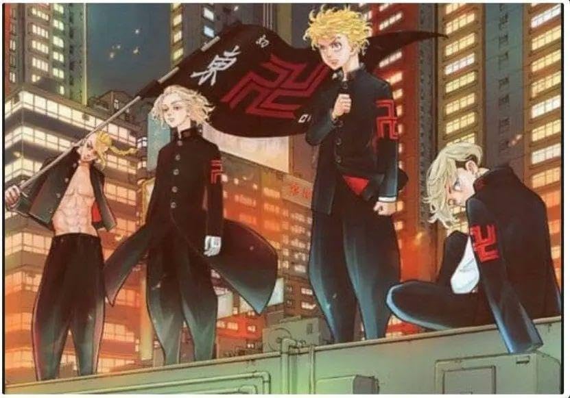 完全受注生産 メタルプレート A 東リベ 描き下ろし 新世界展 最後の