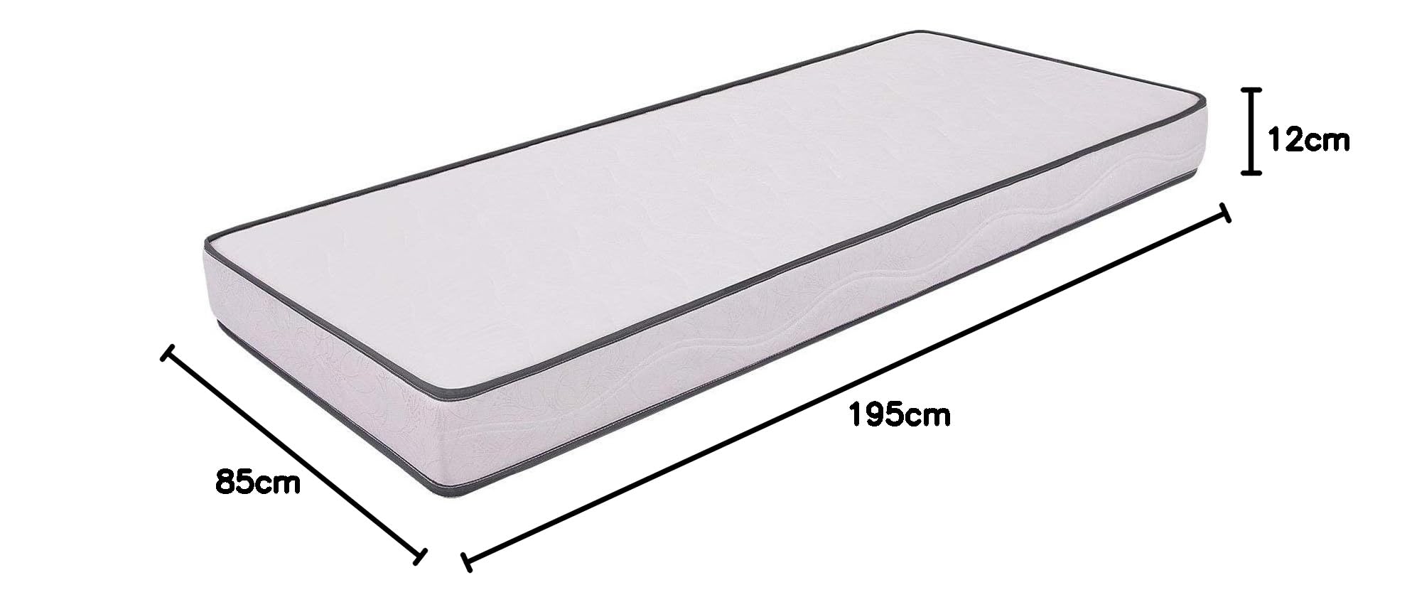 Matelas 85x195 Épaisseur 12 cm - Waterfoam, pliable, Dispositif médical | Primavera