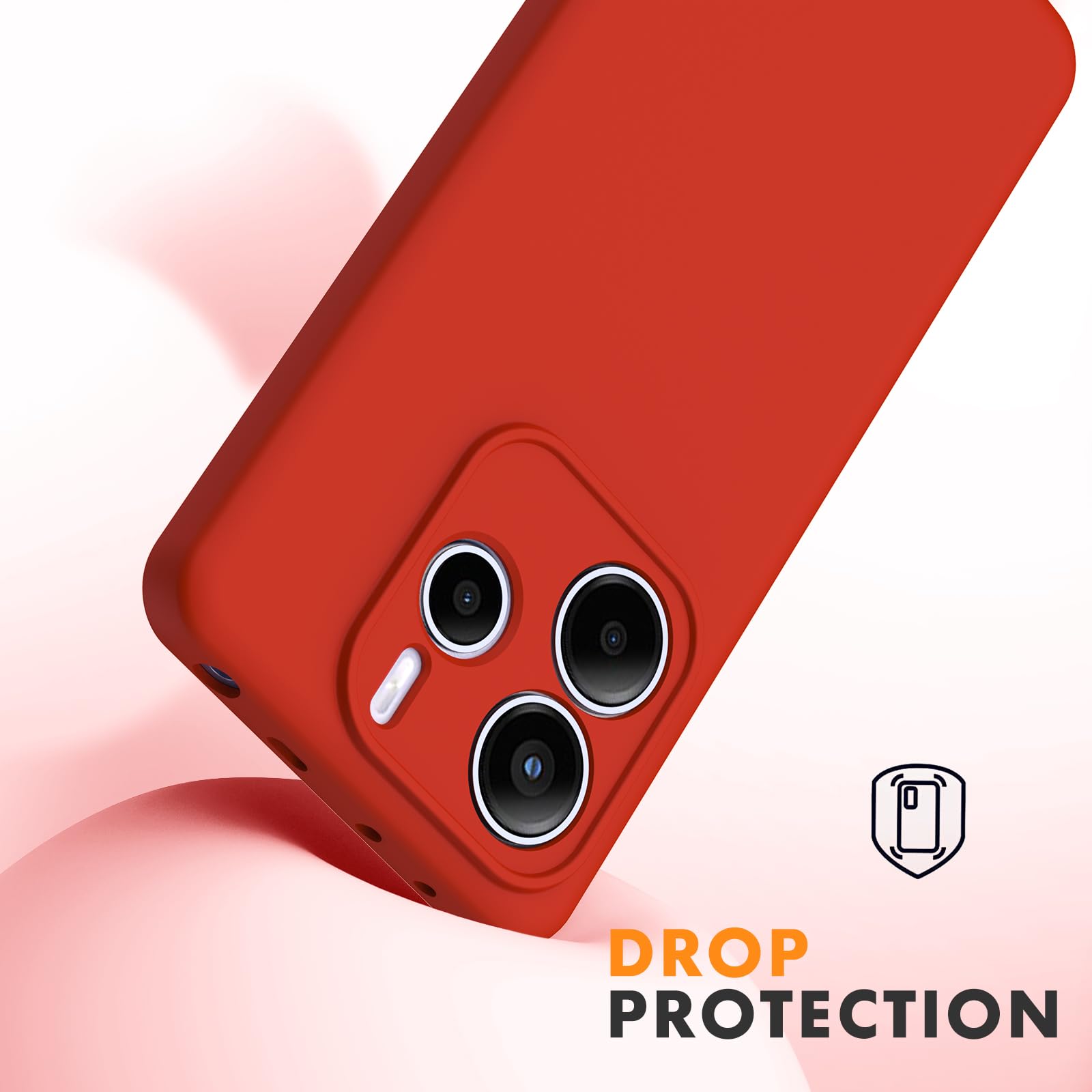 Custodia Oppo A58 4G Blu - Cover Armor Antiurto con Slide Fotocamera