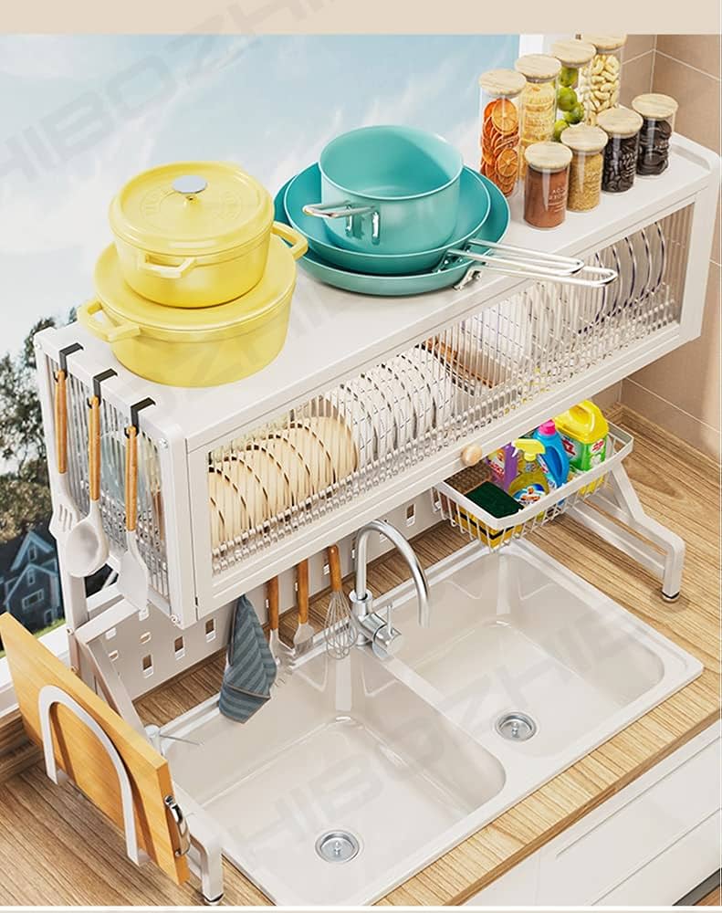 Amazon｜水切りラック シンク上ラック 食器乾燥ラック シンク上