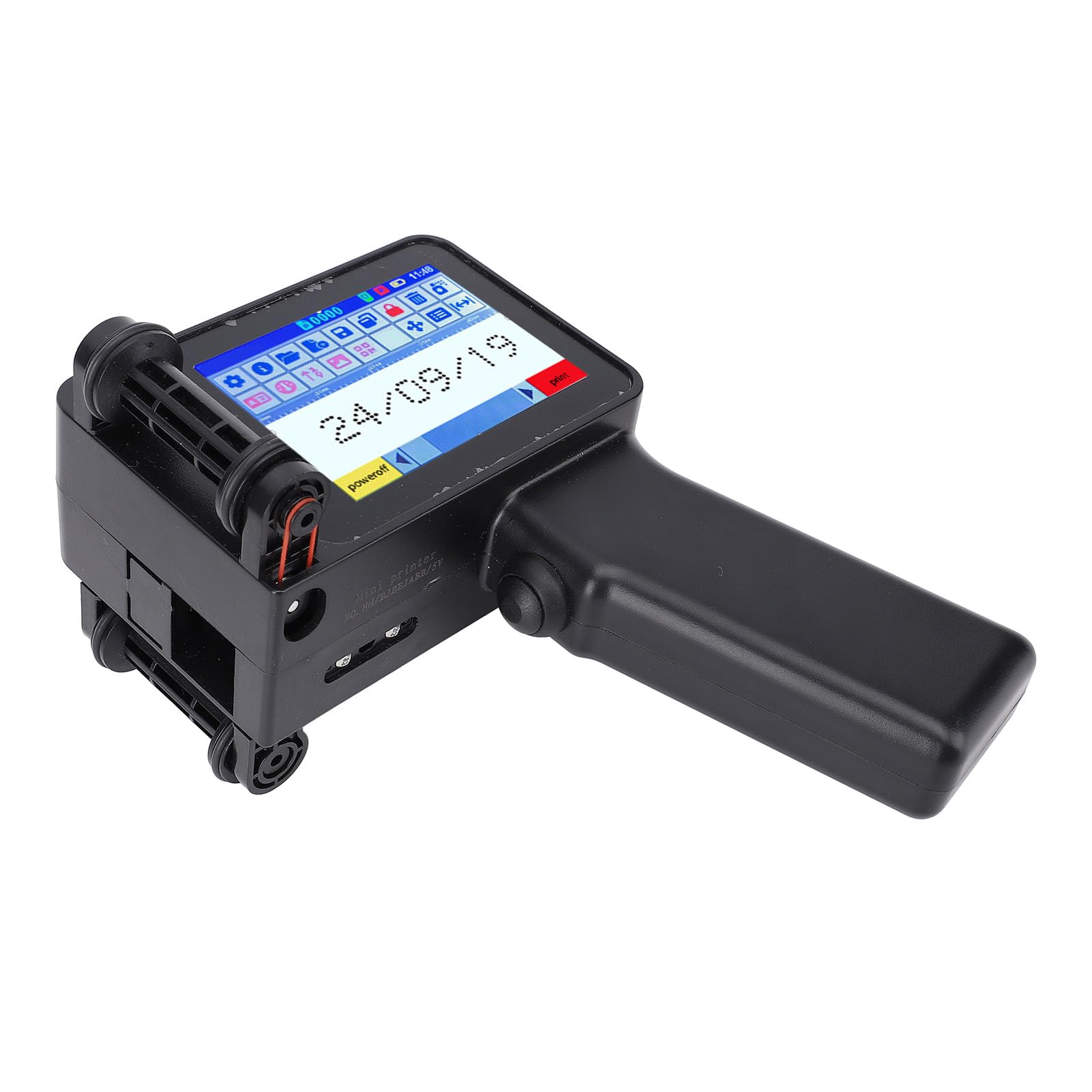 Pistola per Stampante a Getto D'inchiostro Portatile, Portatile per Stampante per Etichette con Codice Bidimensionale con Codice a Barre QR