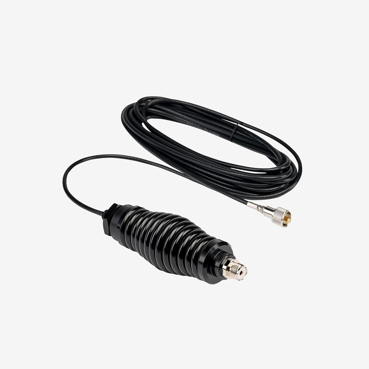 Midland - MXAT04VP-6.6dB Heavy-Duty Bull Bar Antenna with Spring Base Micromobile - 47.5” with 462-468 MHz Frequency - Long Range GMRS Communication - Overlanding Off-Roading - (Bundle)
