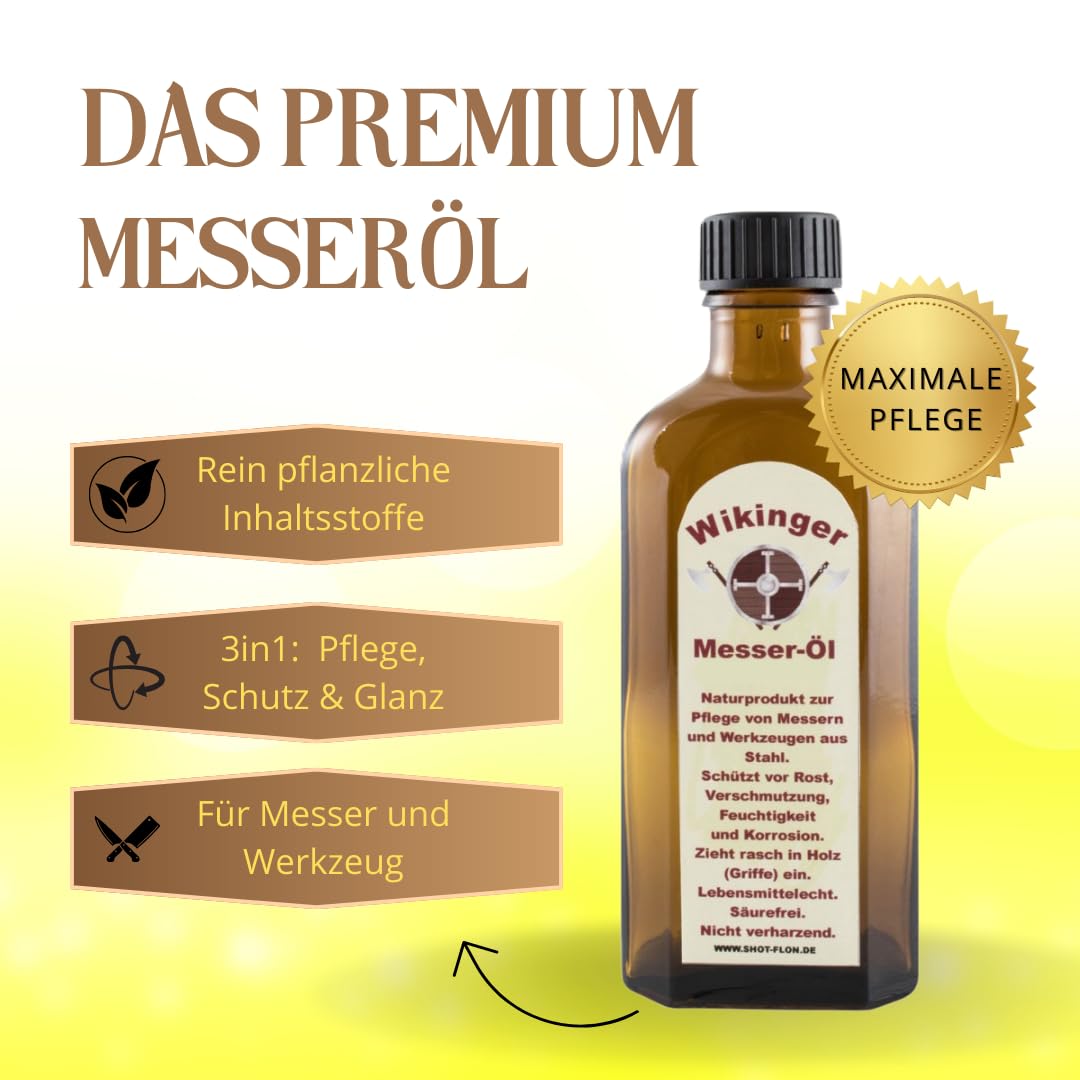 Olio per coltelli vichingo 100 ml olio di camelia per alimenti protezione ruggine corrosione