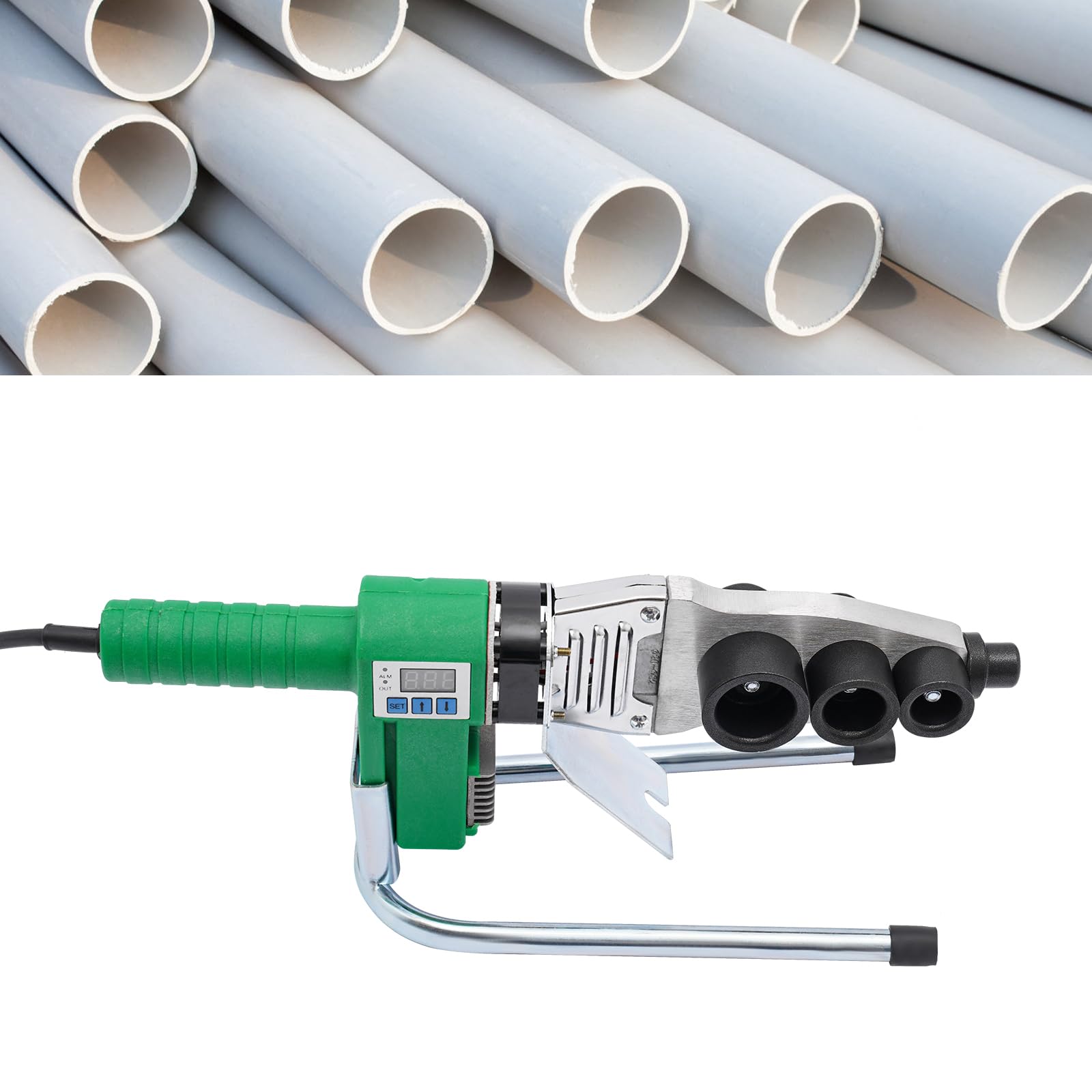PPR spawarka do rur ze stali i aluminium, spawarka ręczna do spawania rur PPR, PB, PE, PVV, tworzyw sztucznych (20-63 mm)
