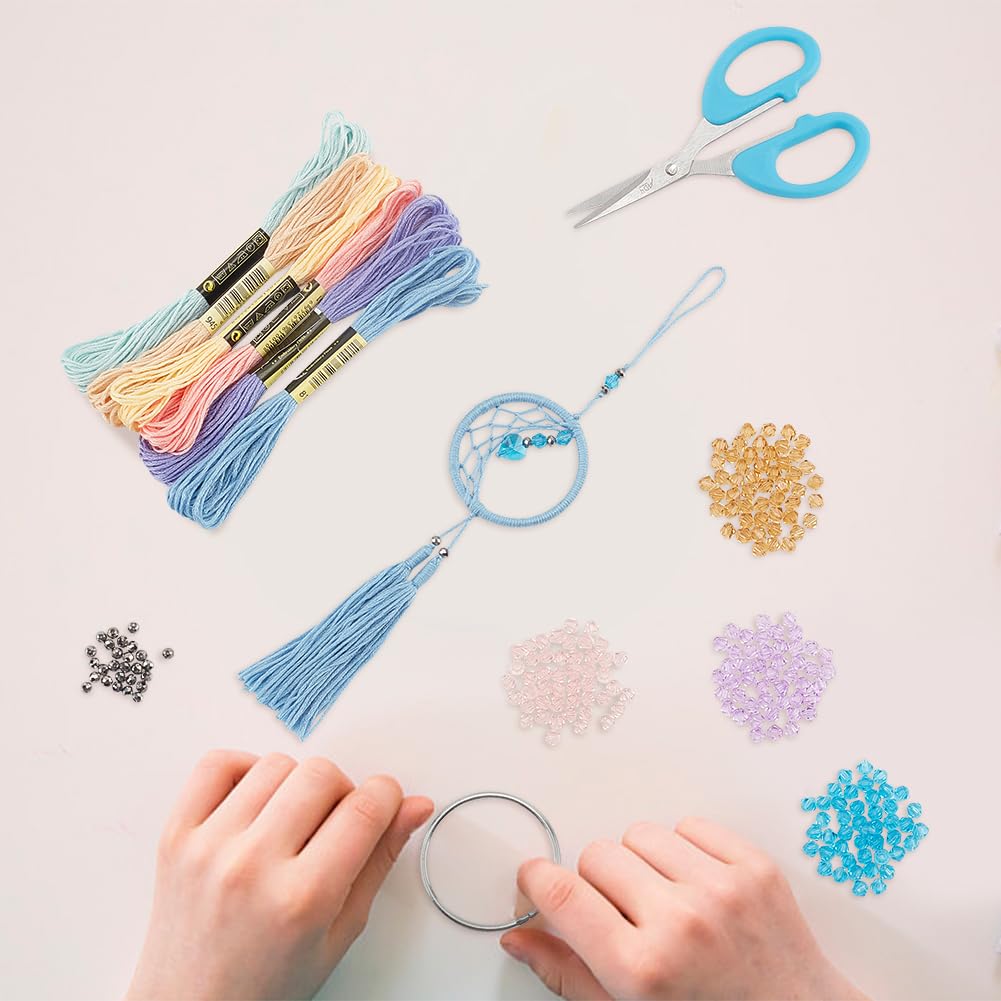 Acchiappasogni Piccoli INFUNLY Set Di 6 Mini Acchiappasogni Con Fiocco Di  Neve Piccolo Kit Fai Da Te Acchiappasogni Fatto A Mano Portachiavi Per  Borsa Ciondolo Specchio Auto Gancio Zaino Fascino Appeso Alla, image size:1001x1001