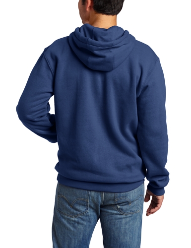 Image of Carhartt Men's Signature Sleeve Logo Midweight Sweatshirt Hooded