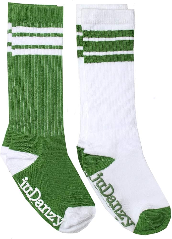 juDanzy Knee High Team Color Tube Socks for Toddler and Youth Boys and Girls (2 Pack): Clothing, Shoes & Jewelry