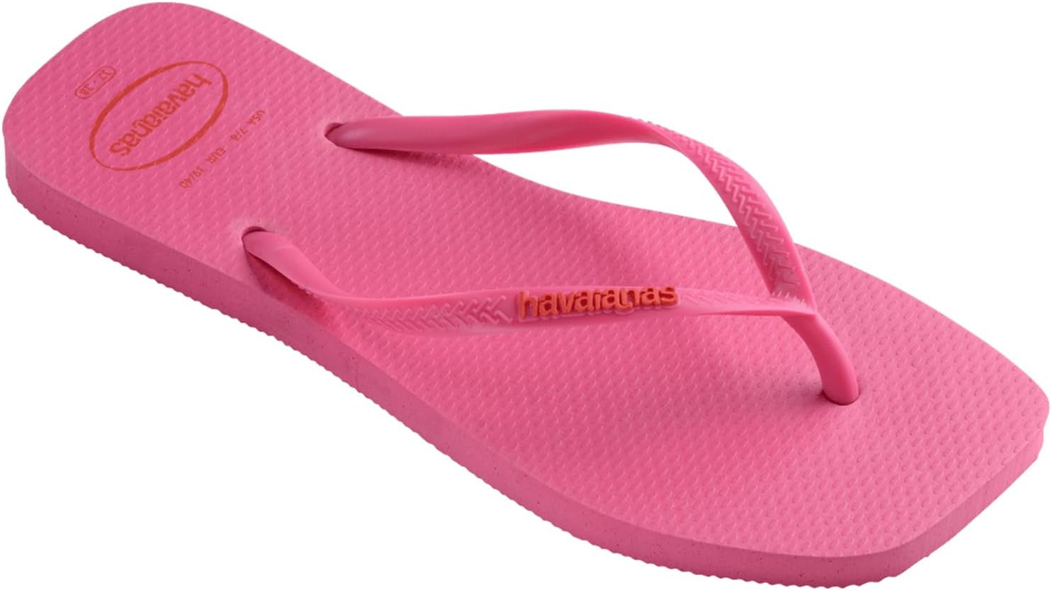 Havaianas Women's Slim Square Logo Pop Up Flip Flops - Image 3