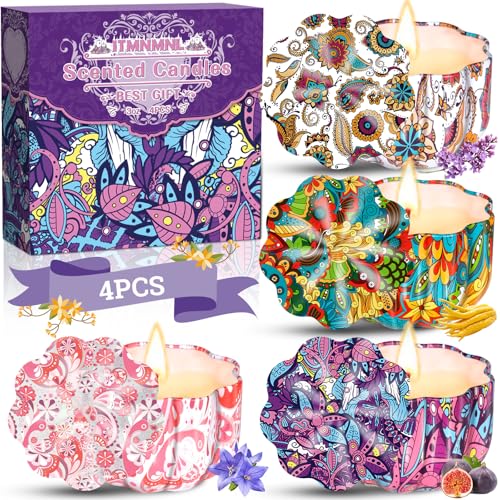 ITMNMNL Duftkerze 4 Pack Duftkerzen Set 3 OZ Duftkerzen...