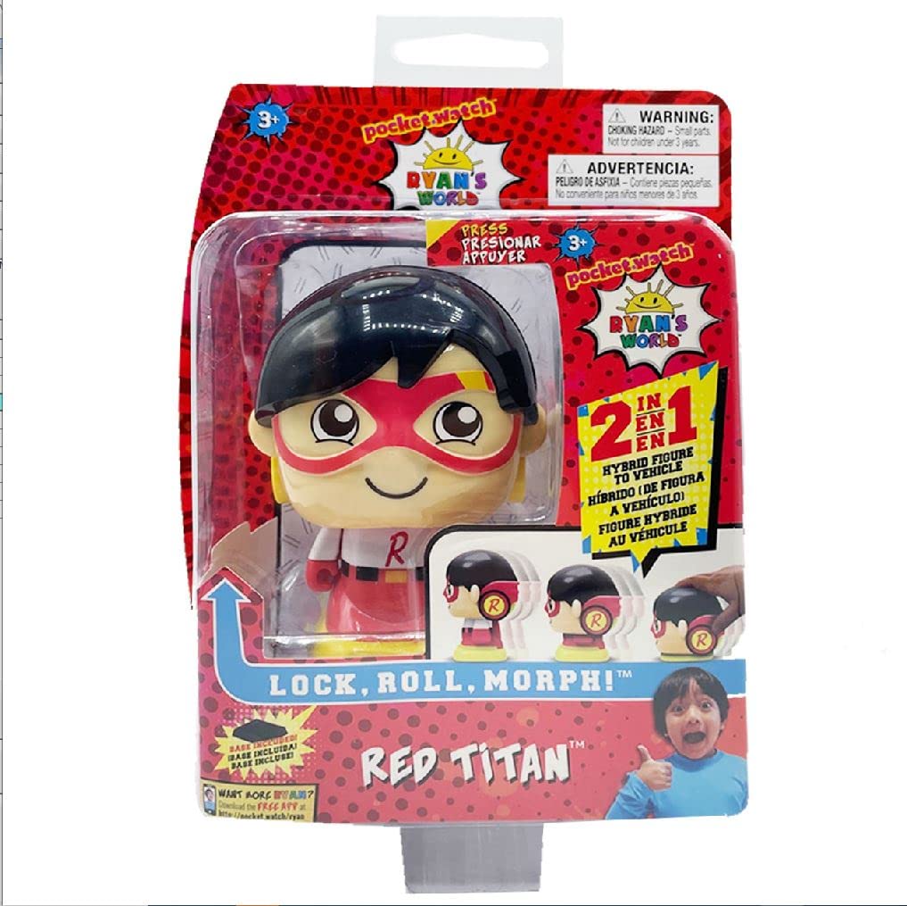 Jam'n Products - Lock N' Roll Pal, Red Titan Figure/Vehicle with Base