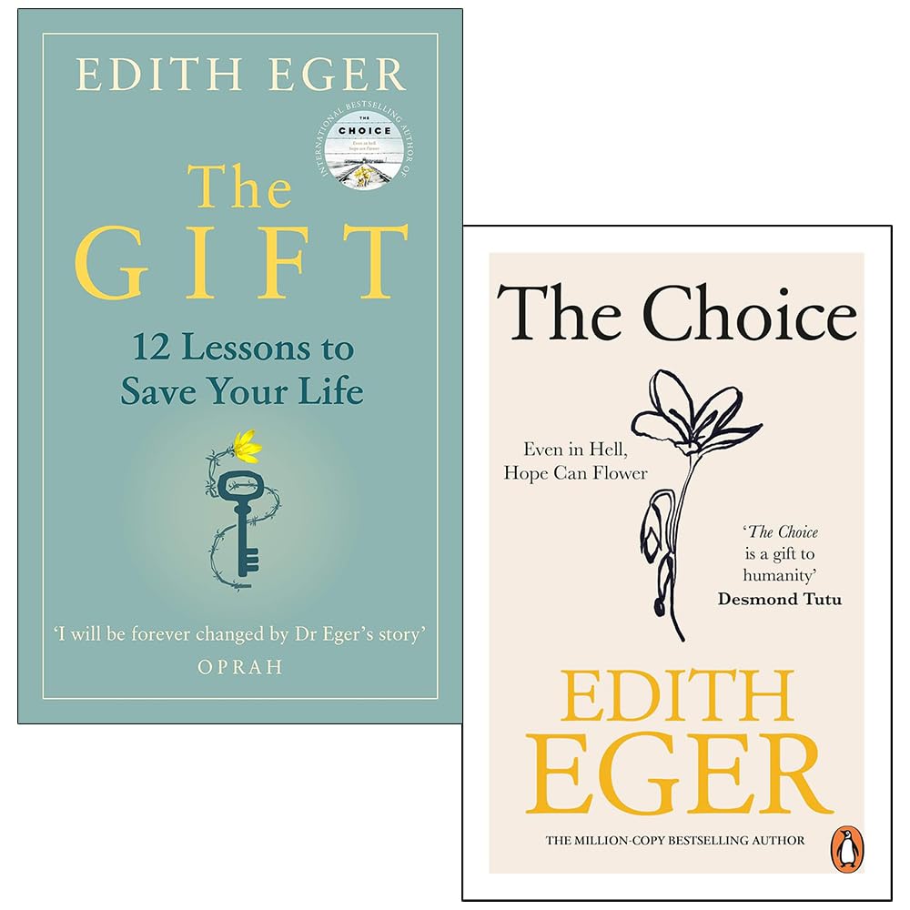 The Gift 12 Lessons to Save Your Life & The Choice By Edith Eger 2 Books Collection Set