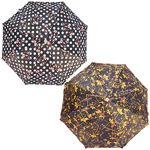 RAINPOPSON 2 Fold Printed Umbrella Big Size Umbrella for Women Stylish