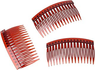 20 piezas 16 pasadores de velo boda mujeres niñas accesorio de horquilla de plástico peines de novia insertados claro francés DIY color dientes nupciales negro Updo para hombres moda amarillo clip de