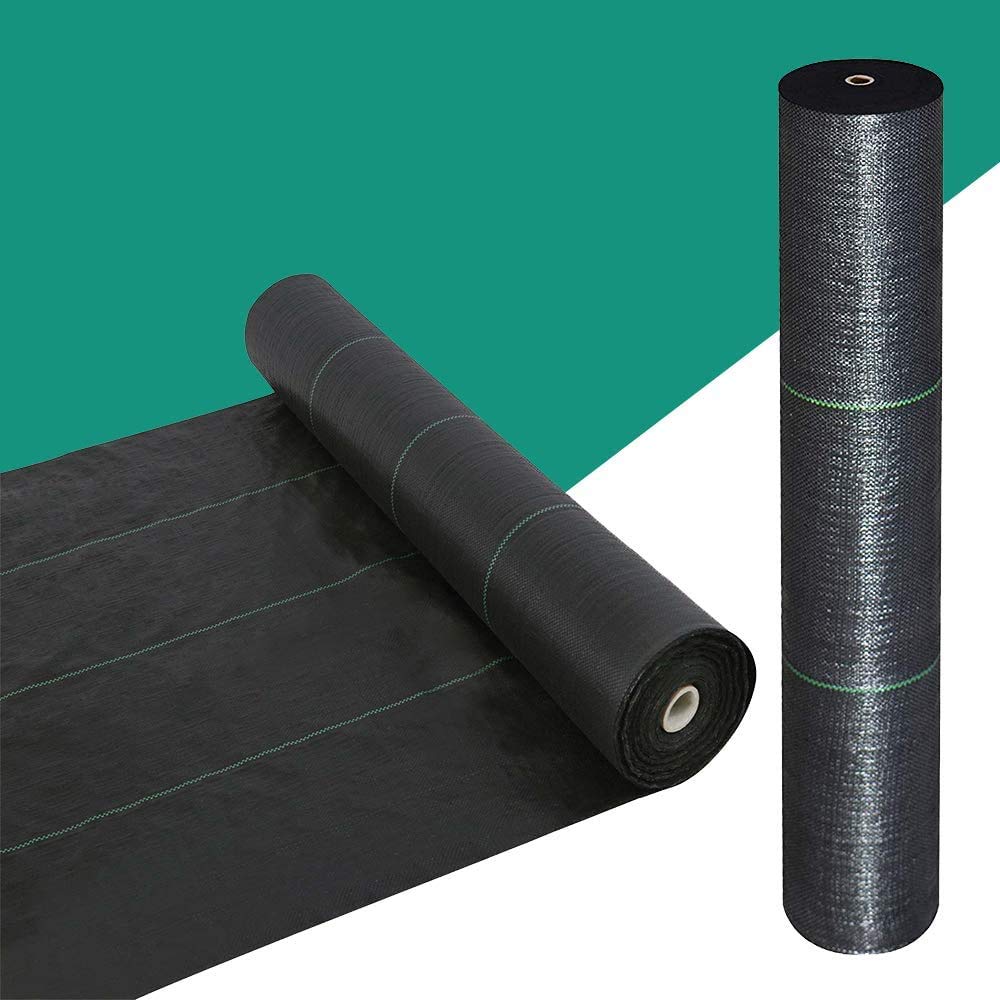 Snail 6ft x 300ft Weed Barrier Landscape Fabric Premium 5oz Pro Heavy Duty Ground Cover Anti-Weed Gardening Mat High Permeability Easy Setup Commercial Outdoor Weed Mat