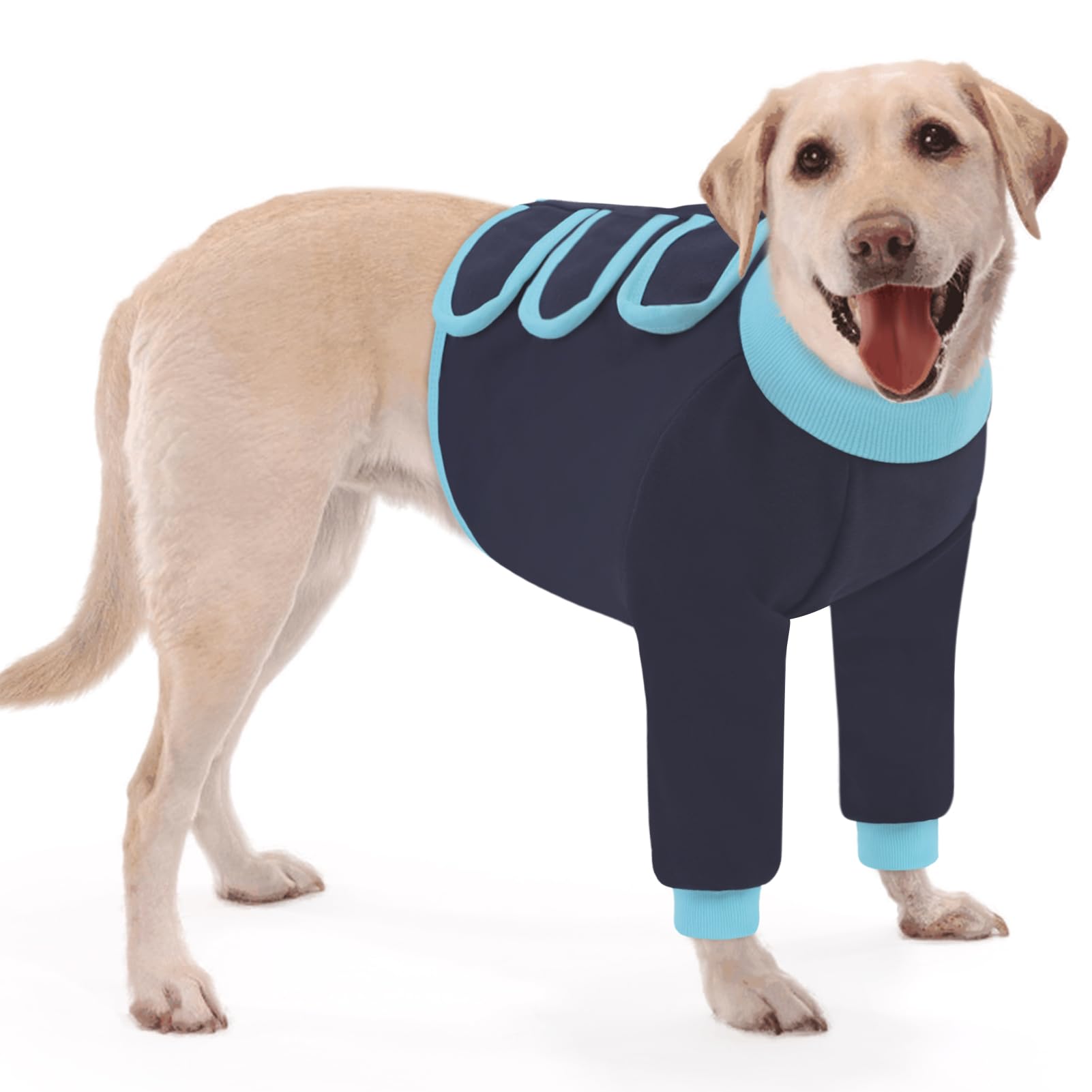 KOESON Soft Cotton Dog Recovery Suit for Front Legs After Surgery, 3XL