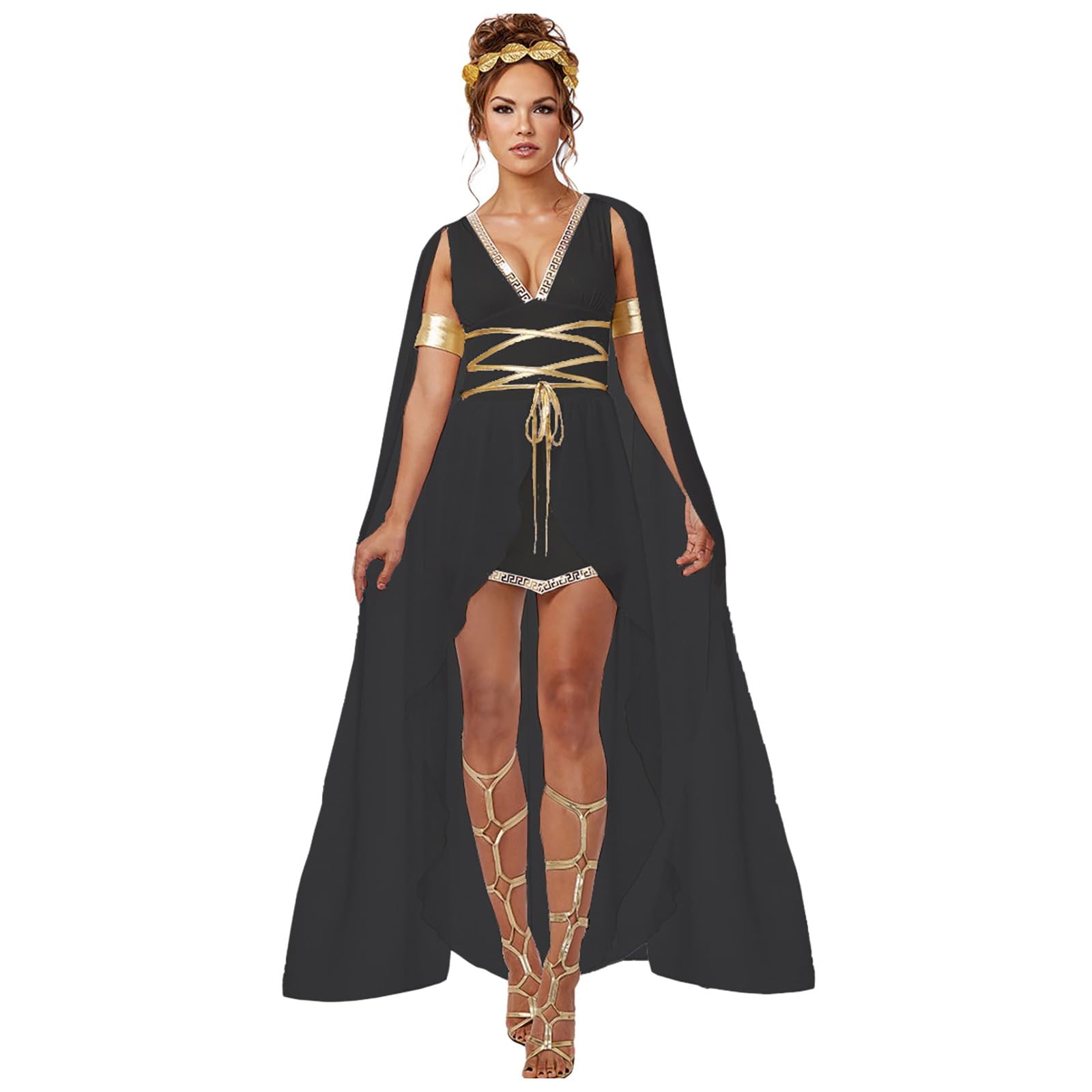 Vestido de mujer de diosa griega, vestido antiguo romano, disfraz de princesa, disfraz de carnaval, vestido de fiesta vintage con lentejuelas y reina