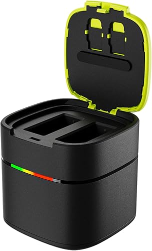 TELESIN Cargador rápido para GoPro Hero 11, Hero 10, Hero 9, 30mins 75% Cargador de batería de carga rápida Kit para GoPro 11109 Accesorios