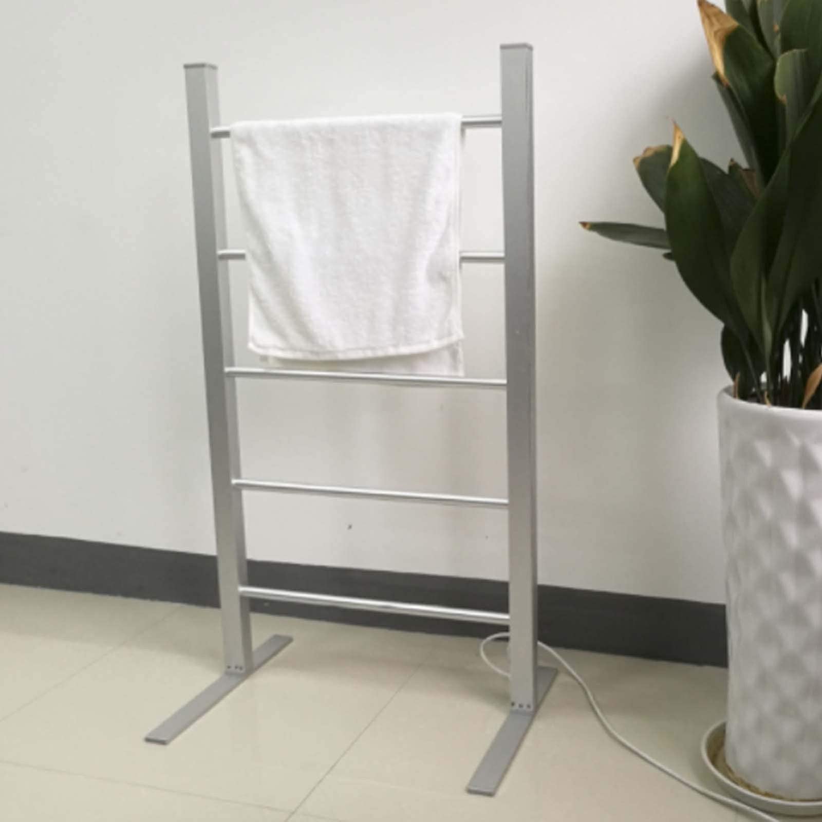 Amazon.co.jp: Towel Rail Warmer Rack 5 Bar Stainless Steel Freestanding Electric  Heated Towel Rack Warmer Shelf Built-in Tat and Waterproof Switch for Home  Bathroom 100w SilverUK Plug (UK Plug) : DIY, Tools