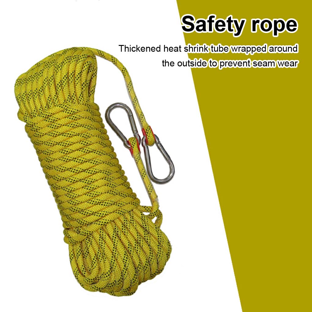 Cuerda de buceo Seguridad de esnórquel con mosquetón Cuerda de escalada al aire libre Cuerda subacuática Herramienta de suministros para salvar vidas