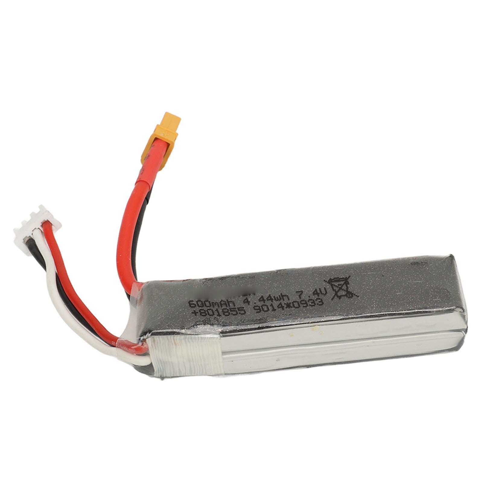 AlomejorPortable Lightweight 7.4V Lithium Battery Long Life Multiple Protection Applicable Models for XK K130 600mAh 45C 2S