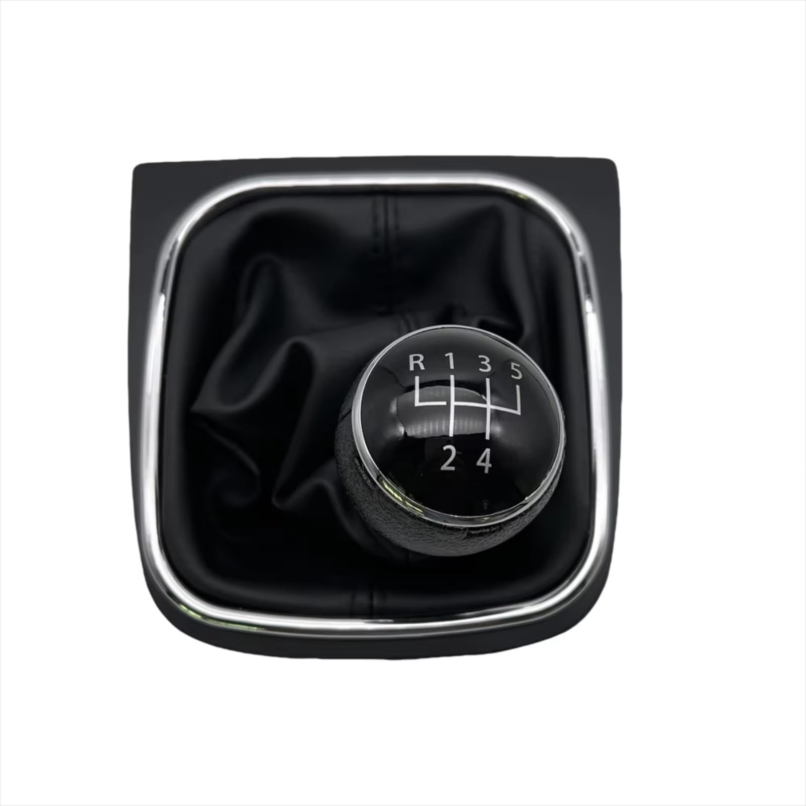 FRYUIQX Gear Lever Replacement Compatible with VW for Rabbit for Golf 5 for Jetta MK5 2005-2010 56 Speed Car Shift Gear Knobs Covered Knob with Gaitor