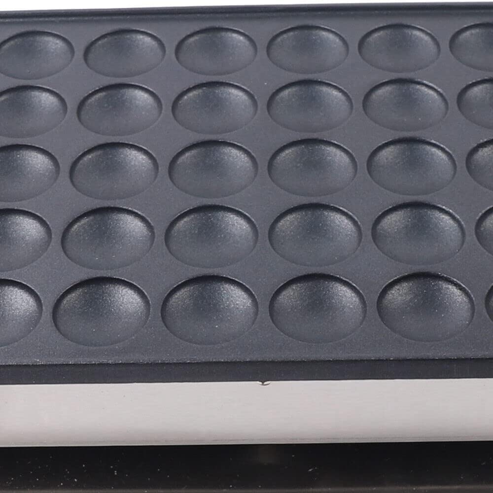 Piastra Per Pancake, Piastra Elettrica Professionale In Acciaio Inox Per Waffle Rotondi, Per Cuocere Fino A 50 Pancake Olandesi, Con Controllo Del Tempo, Ideale Per Bar E Negozi Di Bevande