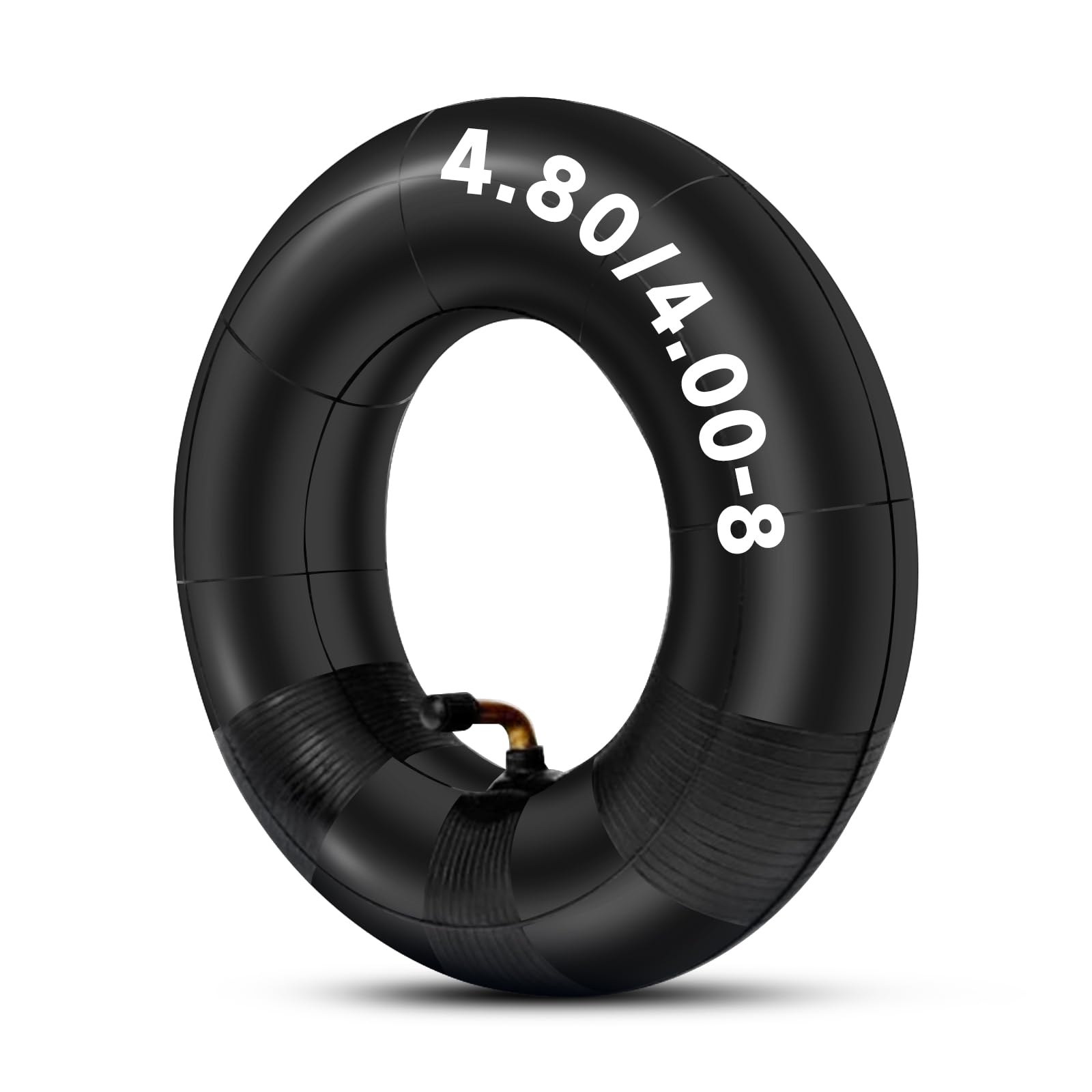 HIAORS 4.80/4.00-8 4.80-8 Inner Tube Replacement for Wheelbarrows Trailers Lawn Mowers Hand Trucks Garden Carts Generator Dollies Trolleys Wagons Heavy Duty Parts with TR87 Bent Valve 1 Pcs