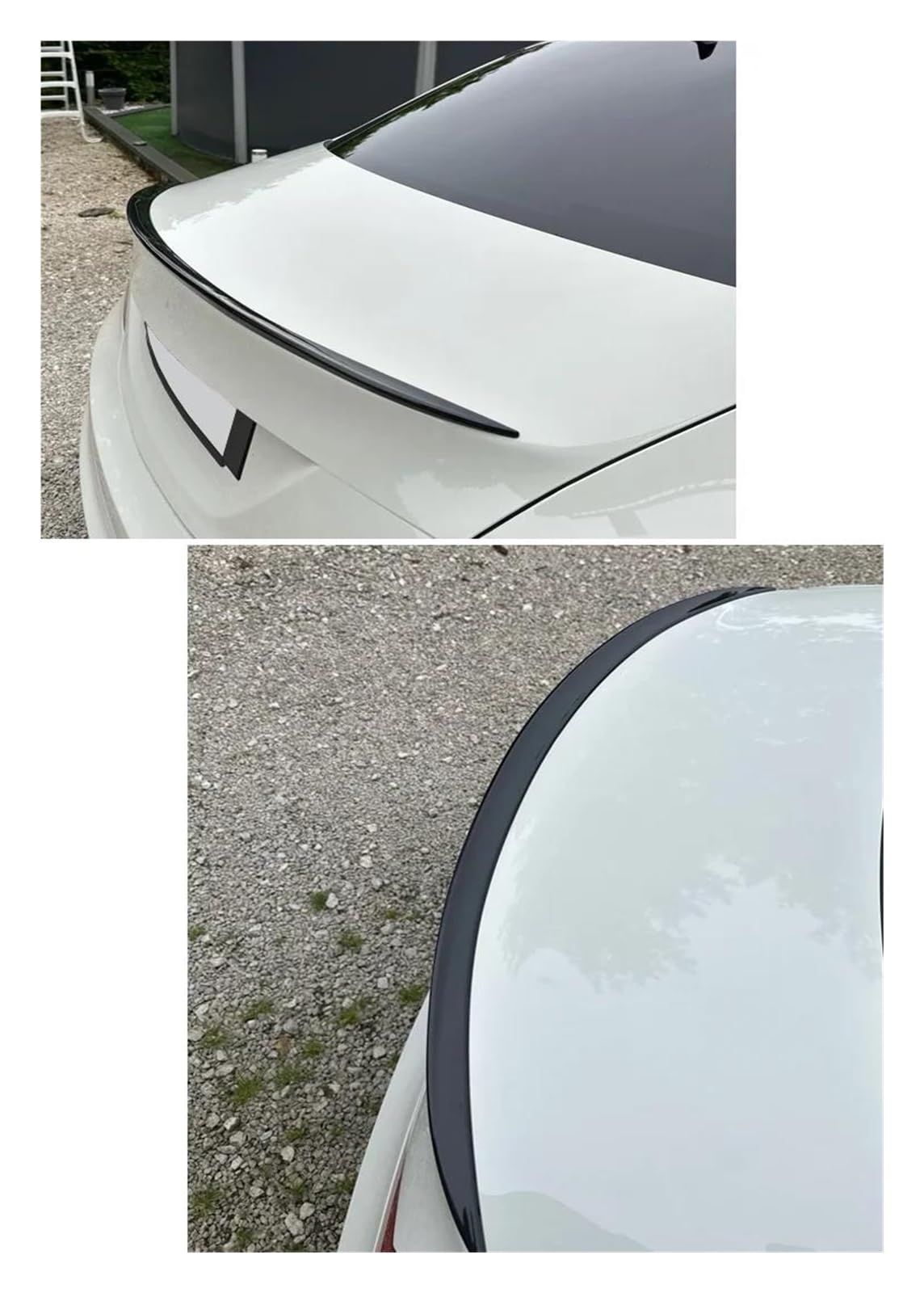 Auto Becquets Arrière pour Mercedes pour Benz Classe C C63 C43 C180 C200 C250 C300 C400 C450 pour AMG Noir Coffre Aileron W205 Berline 2015