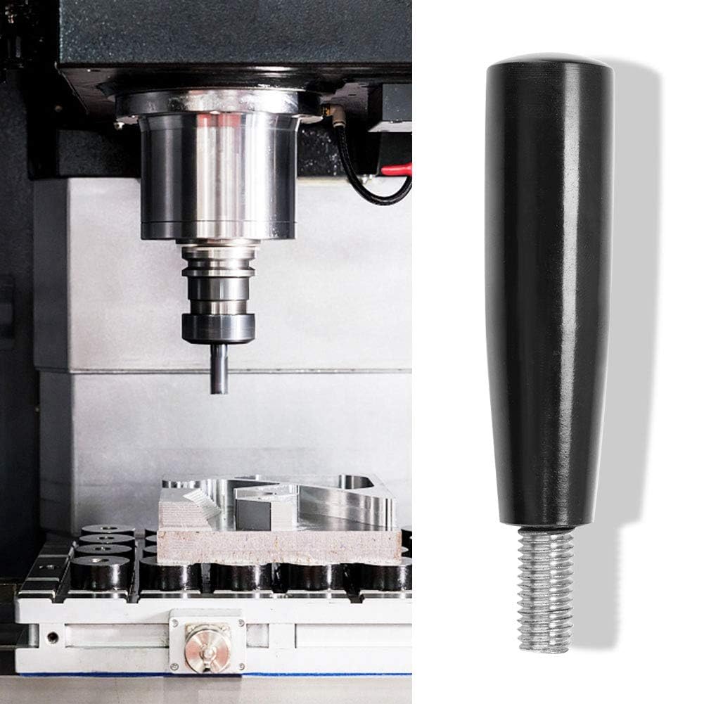 Respicefinem 5 Pcs Thread Milling Machine Replacement Accessory Revolving Bakelite Handle M10*80