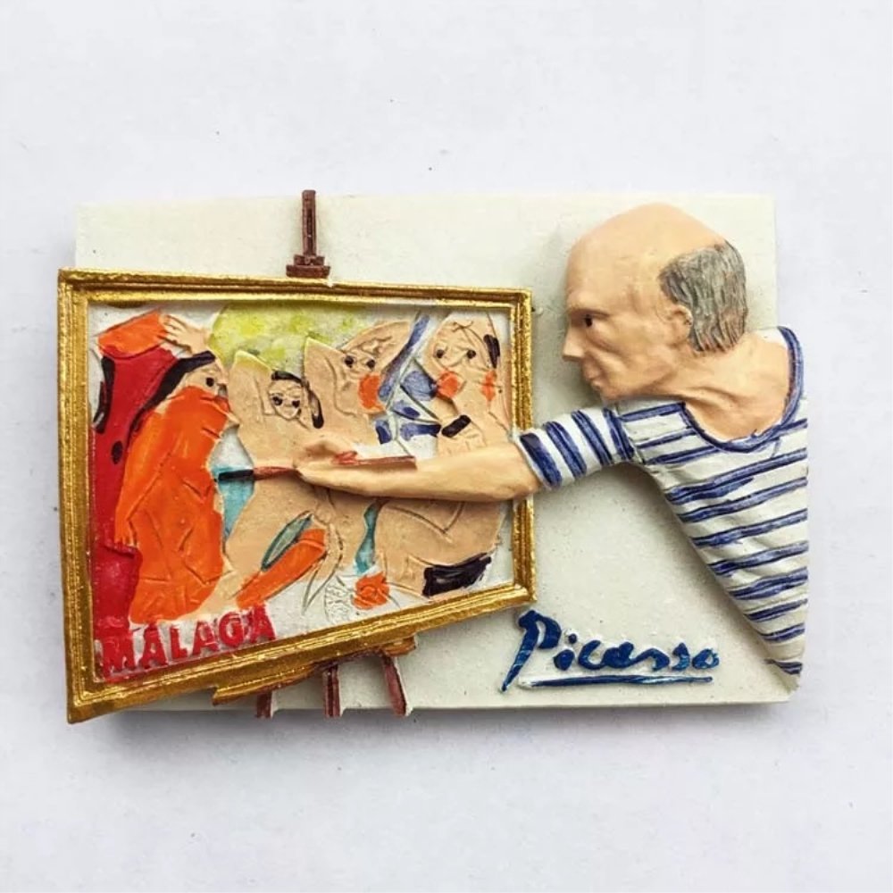 Magnete Frigorifero 3D Madrid – Souvenir Spagna In Resina Fatto A Mano – 8x6 Cm – Regalo Da Viaggio