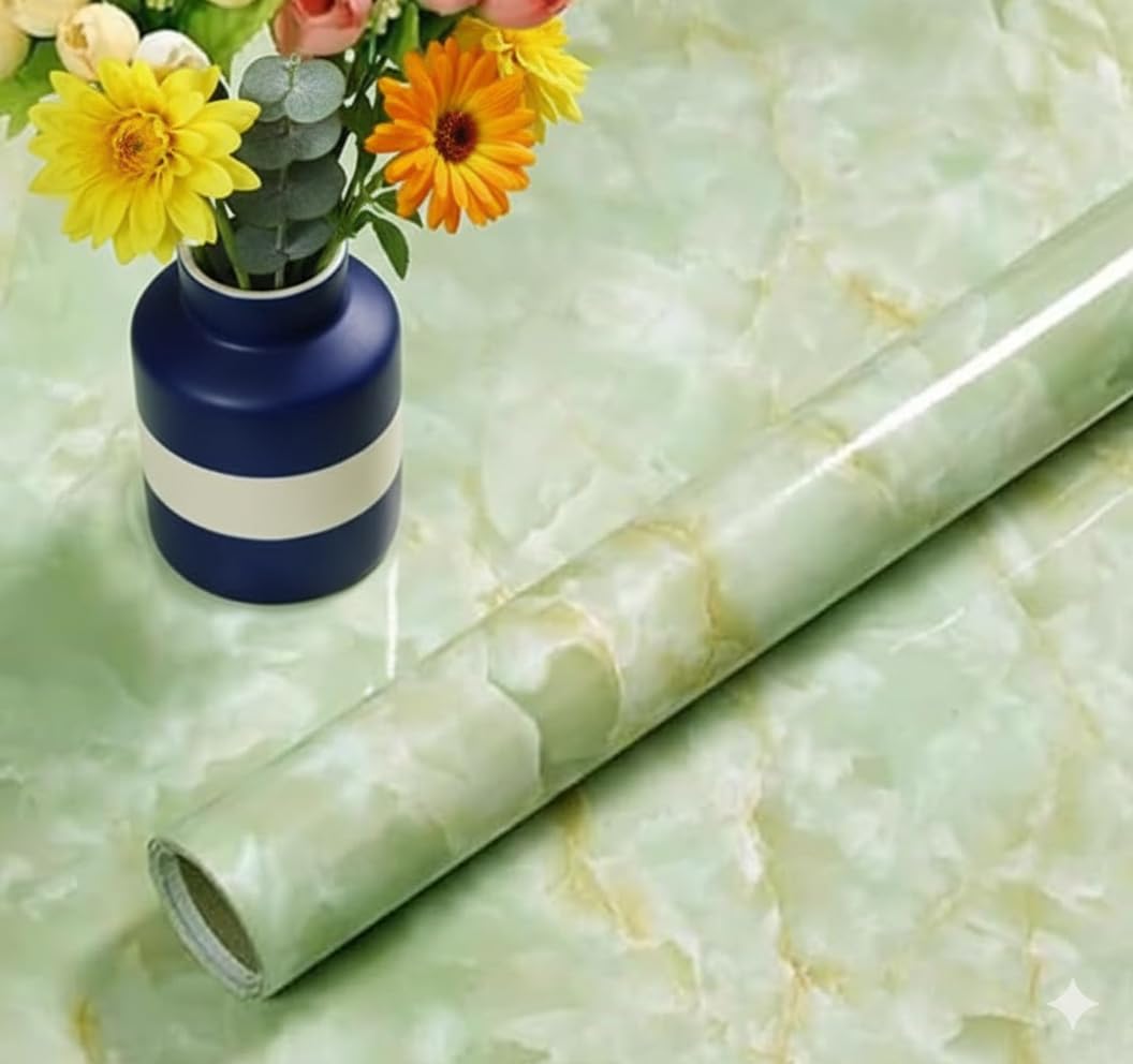 MARBLE ROLL - Multi Green