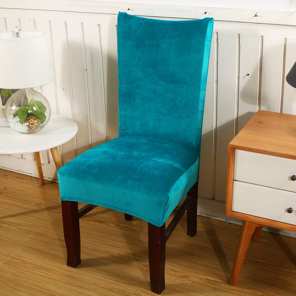 Homaxy Housse De Chaise, Housse de Chaise Universelle Lavables, Housse de Salle à Manger Universel, très Facile à Nettoyer et Durable, Facile à Installer (Bleu Sarcelle, 6 pièces Homaxy Housse De Chaise, Housse de Chaise Universelle Lavables, Housse de Salle à Manger Universel, très Facile à Nettoyer et Durable, Facile à Installer (Bleu Sarcelle, 6 pièces
