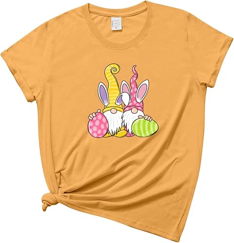 Summer Casual Valentines Day Short Sleeve Tops Round Neck Kawaii Tees Elegant Classy Clothing