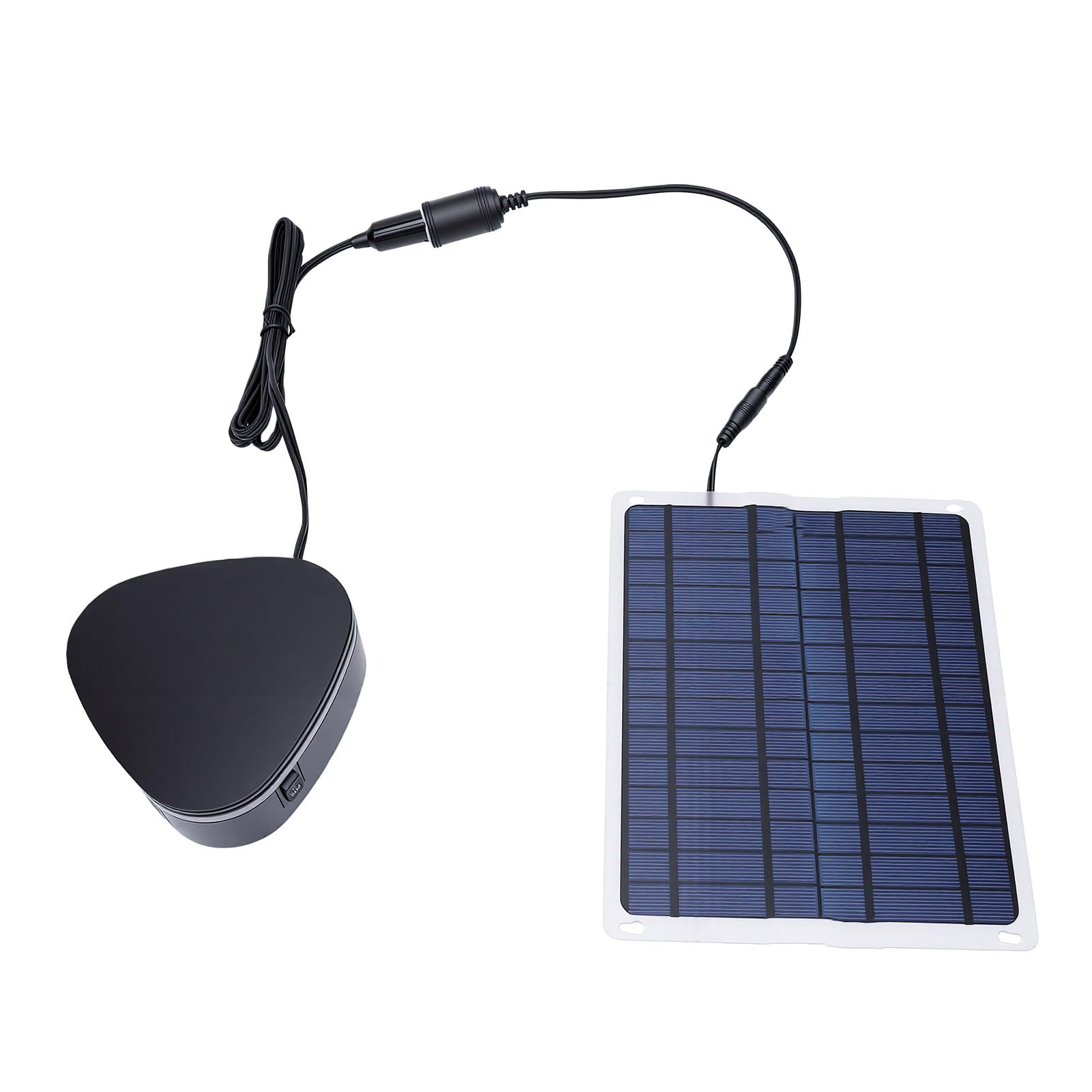Akozon Calentador Solar de 60W, con Compartimiento para Batería