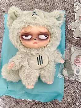 くろSleepless Grumpipi ぬいぐるみ Grumpipi Sleepless Grumpipi Series Vinyl Plush Doll - 失眠