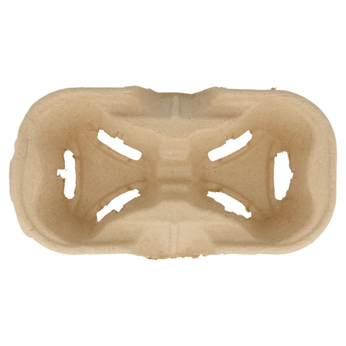 Cup Carrier, 2 Glässer 21X10,5 Cm Natur Karton - 100 Un.
