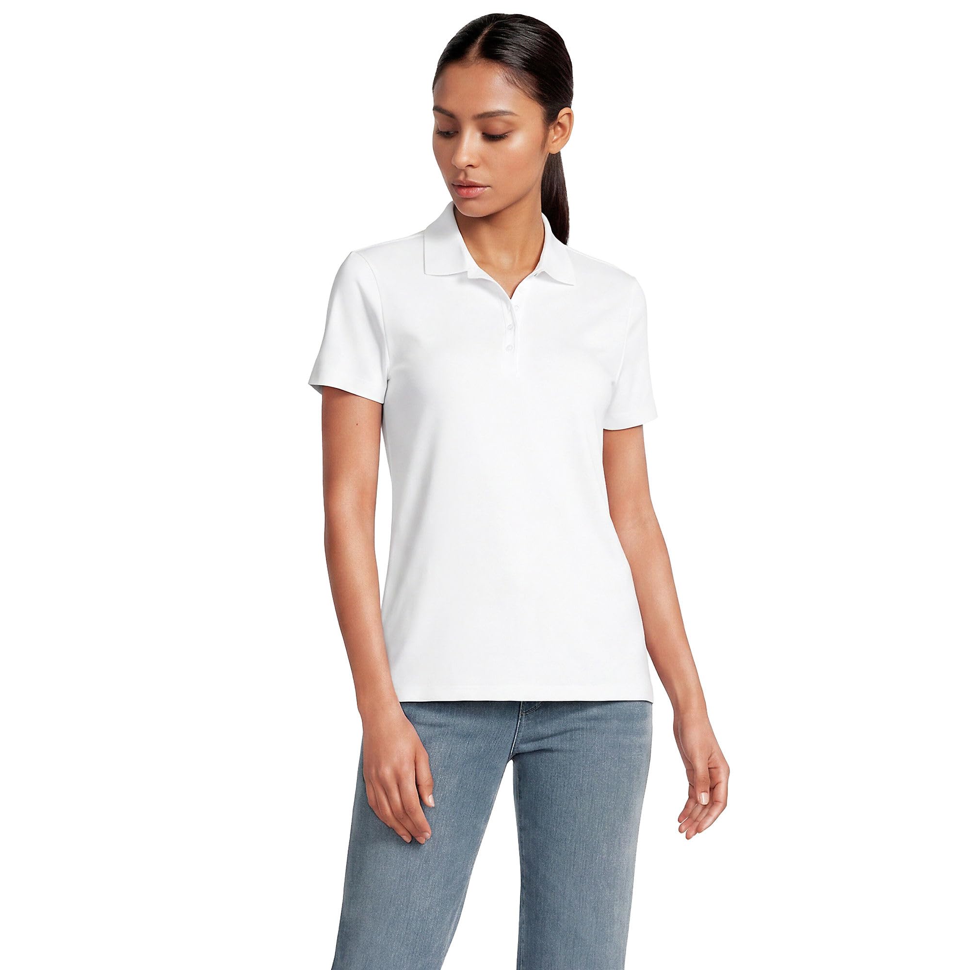 Women's American-Grown Supima Cotton Polo Shirt