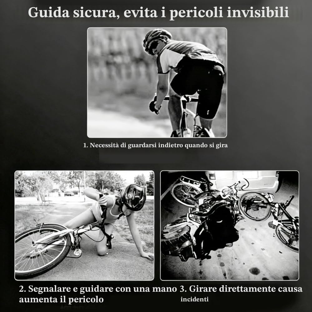 2 Pz Specchietti Moto E24 Omologati Specchietto Laterali Moto Specchietto Retrovisore Manubrio 22-25mm Rotondi Specchie tti Mot o Manubrio Girevole a 360° per Motocicli, Scooter, ATV, Cruiser