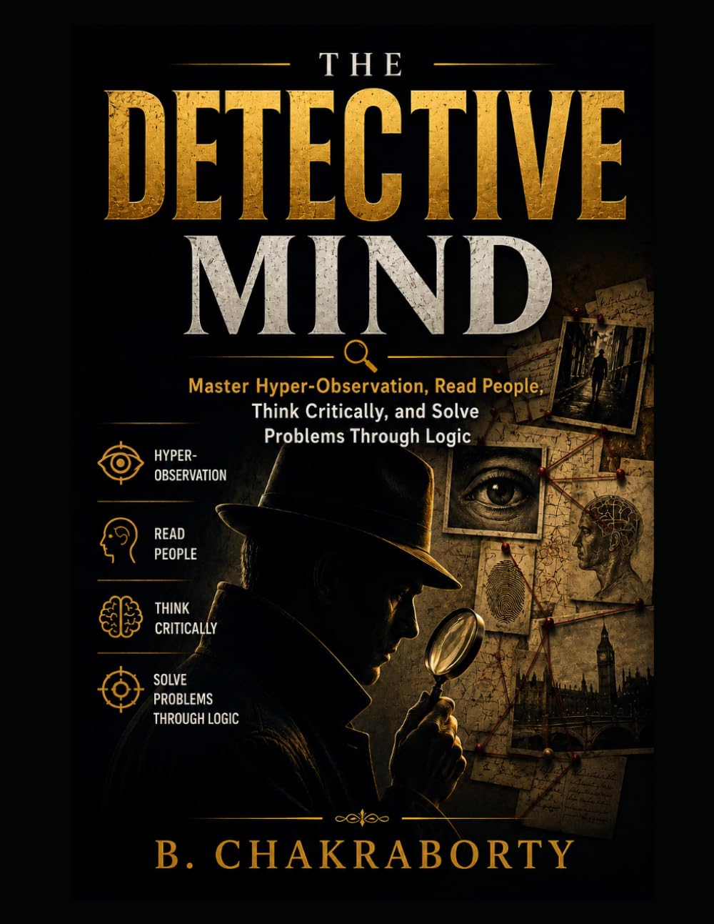 THE DETECTIVE MIND : Master Hyper-Observation, Read People, Think Critically, and Solve Problems Through Logic: A Book on Critical Thinking, Observation Skills, Behavioral Analysis, & Logical Reason